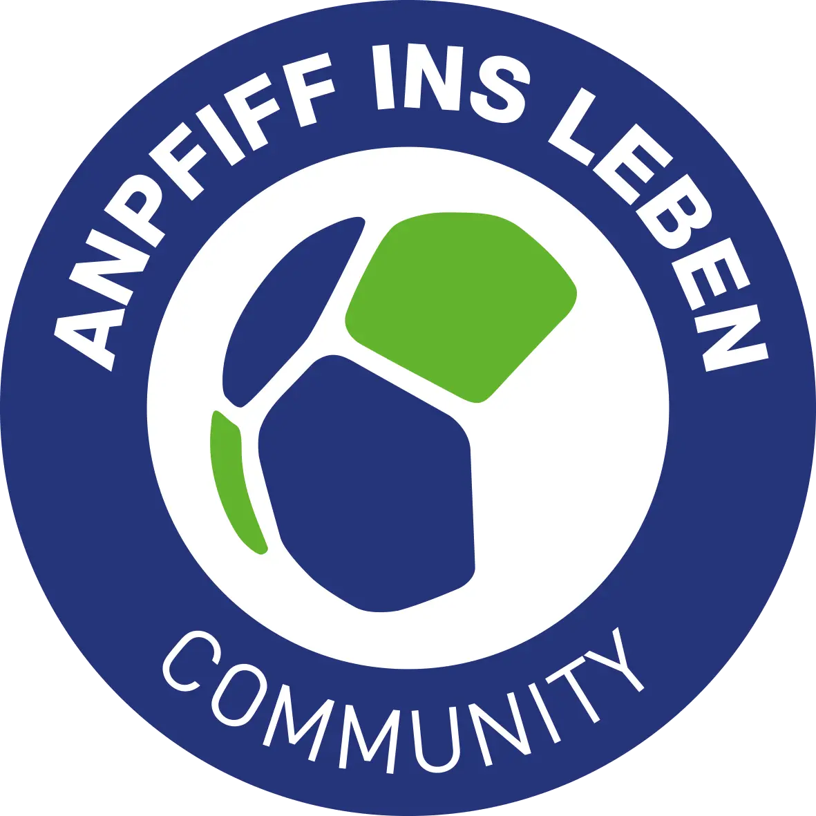 Teil der Anpfiff ins Leben Community