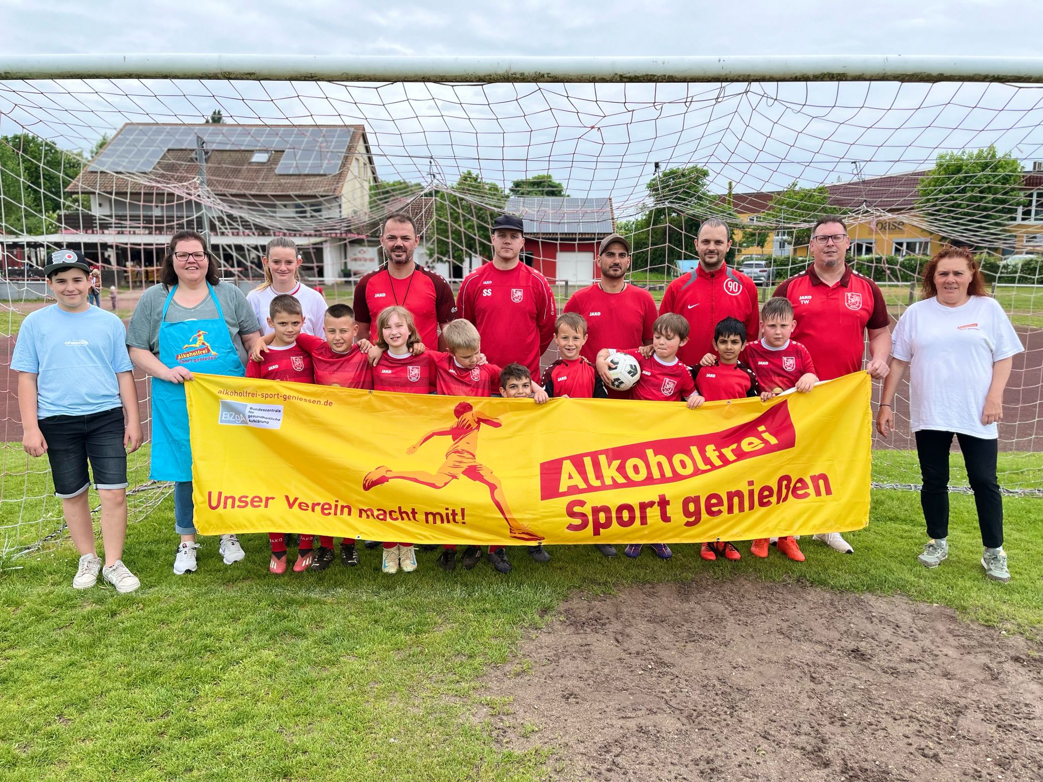 Alkoholfrei Sport genießen – Aktion beim Heimspieltag der F-Jugend