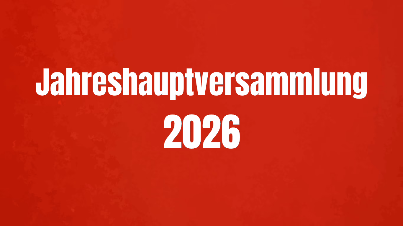 Einladung zur Jahreshauptversammlung 2026